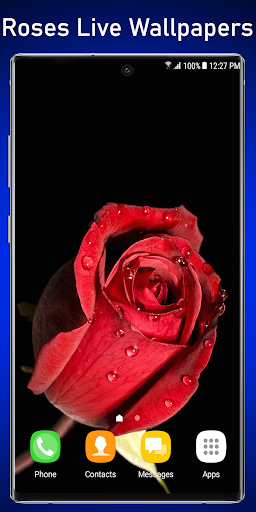 Roses Water Live Wallpaper Screen 3