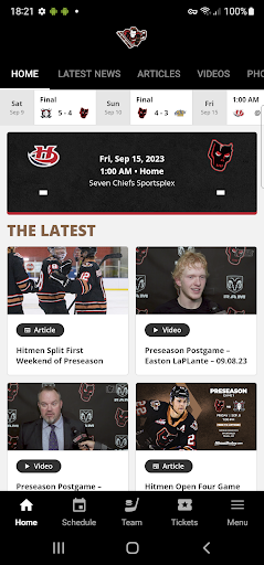 Calgary Hitmen Screen 3