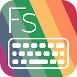 Flat Style Colored Keyboard icon