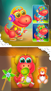 Baby dino care game for kids