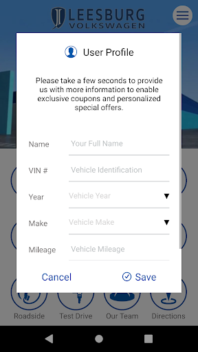 Leesburg Volkswagen Screen 3