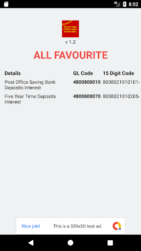 General Ledger ( CSI GL ) Code Screen 2
