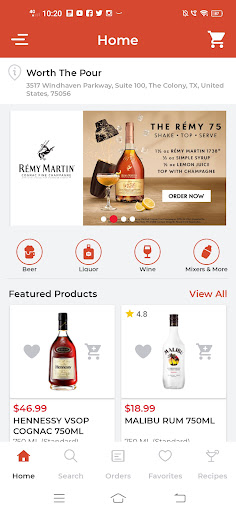 Android application Worth The Pour screenshort