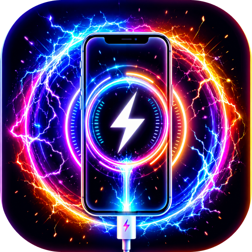 Logo battery charging animation