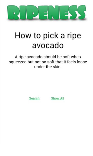 Ripeness Screen 3