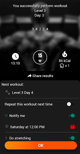 Screenshot of 50 Pull-ups BeStronger