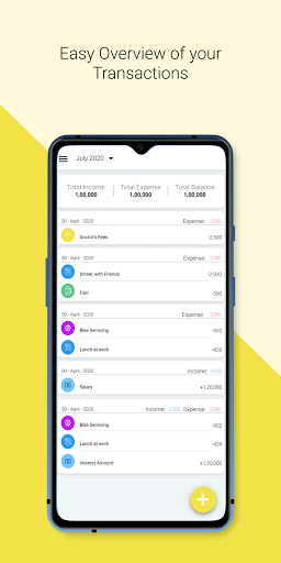 Android application Rupee Wallet: Finance Manager screenshort