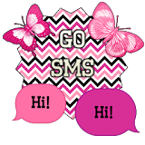 GO SMS - Butterflies 4 icon