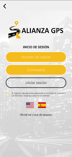 Android application Alianza GPS screenshort