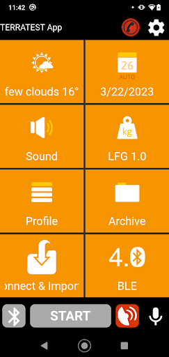 TERRATEST App Screen 2