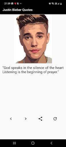 Justin Bieber Quotes Lyrics Screen 3