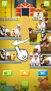 Farm Sort Puzzle : Animal Sort