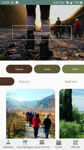 Android application explore ValMarecchia screenshort