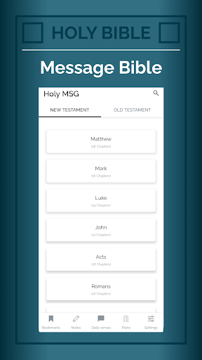 Android application Message Bible: offline version screenshort