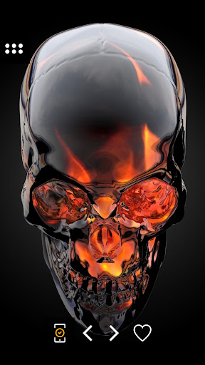 Android application Wallpaper with flames screenshort