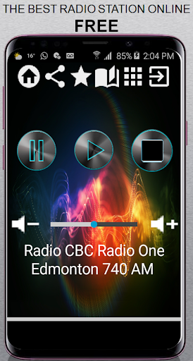 Android application CA Radio CBC Radio One Edmonto screenshort