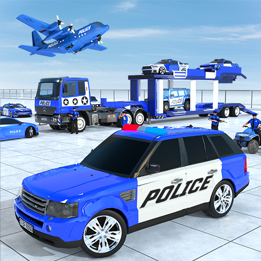 US Police Car Park & Transport