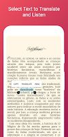 screenshot of Portuguese Reading & Audiobook