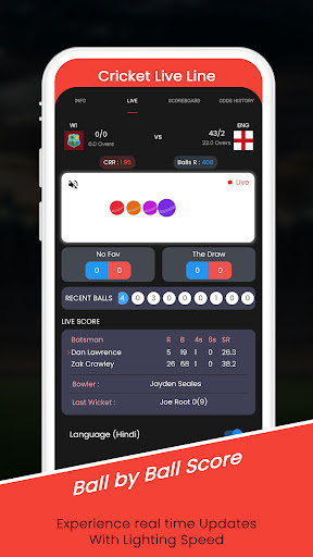 CrickkLive-Live Cricket score Screen 3