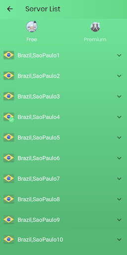 VPN Brazil - Fast VPN Proxy Screen 3