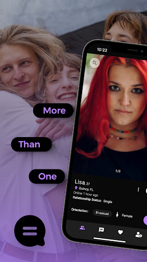 Android application MoreThanOne - Poly Dating screenshort