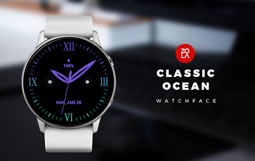Android application Classic Ocean Watch Face screenshort