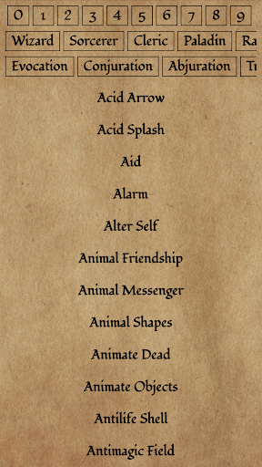 Adventurers Parchment Screen 2