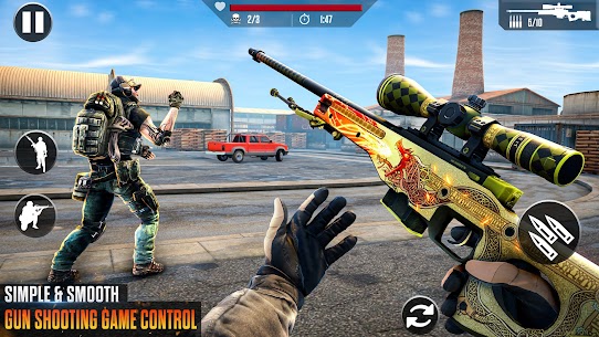 Real FPS Shooter Commando Game v1.0 MOD APK(Premium Unlocked)Free For Android 8