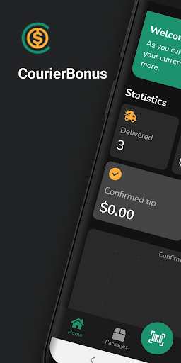 Android application CourierBonus screenshort