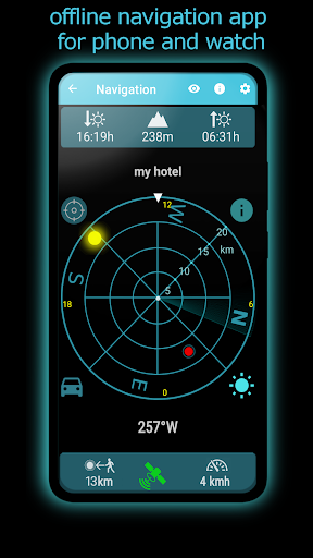 Android application Compass Navigation [Huawei] screenshort