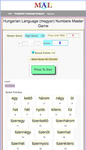 Hungarian M(A)L Screen 2