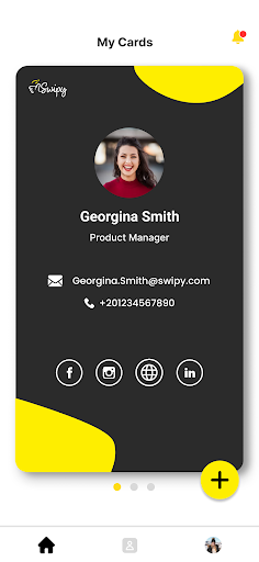 Android application Swipy screenshort