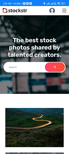 Android application Stockstr screenshort
