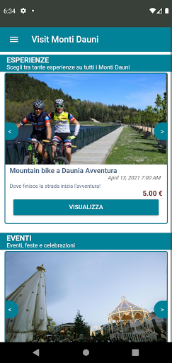 Android application Visit Monti Dauni screenshort