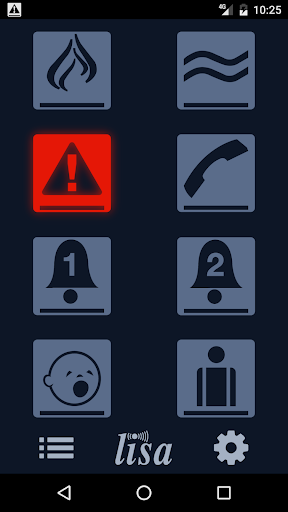 Android application Humantechnik:Alert screenshort
