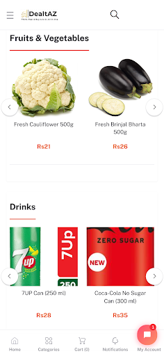 Android application DealtAZ Shopping screenshort