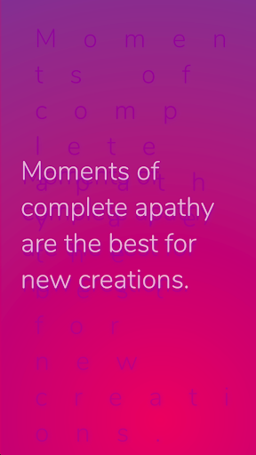 Android application Inspirer screenshort