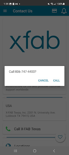 XFAB Screen 3