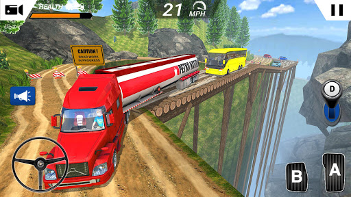 越野油輪運輸模擬器 - Oil Tanker Transporter Truck 2019 screenshot 5