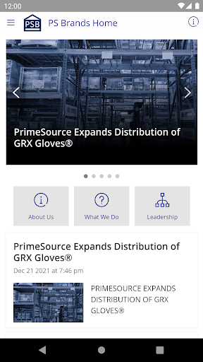 Android application PS Brands screenshort