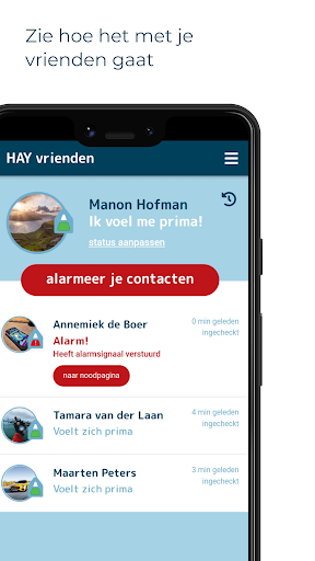 Android application HAY - How Are You screenshort