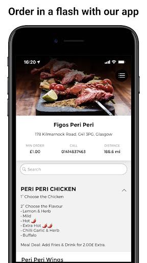 Android application Figos Peri Peri screenshort