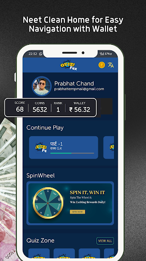 QuizFex - Play Quiz Earn Money Screen 2