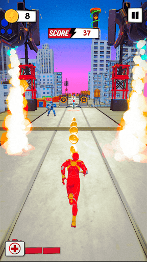 Android application Spider Rope Hero Man Run screenshort
