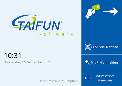 Android application TAIFUN PersonalManagerTerminal screenshort