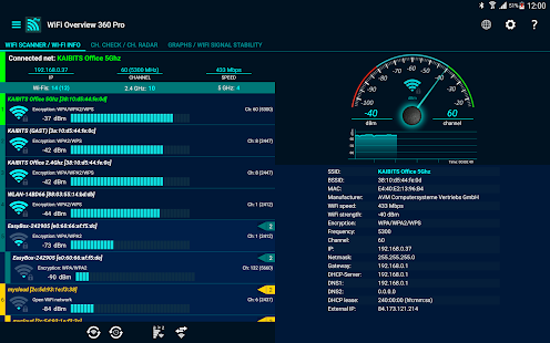 WiFi Overview 360 Pro لقطة شاشة