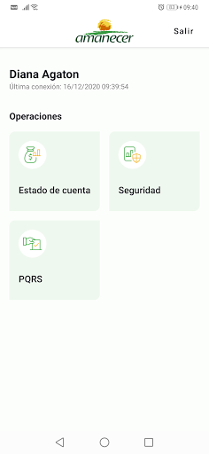 Fundación Amanecer Screen 3