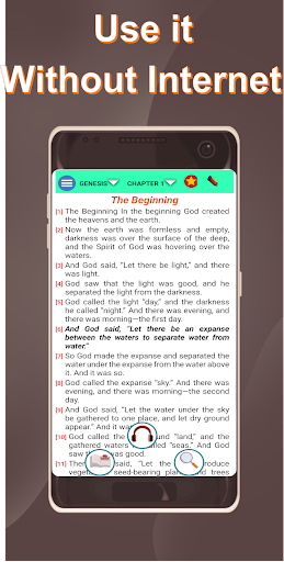 Android application Holy Bible NIV 1984 screenshort