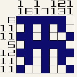 Icon image ドット字のパズルゲーム - ZiCross（ジクロス）