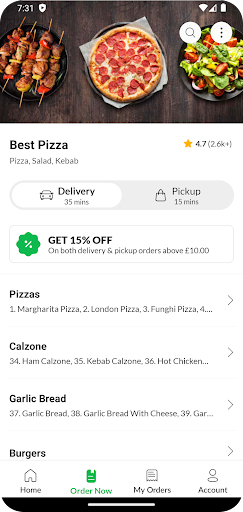 Best Pizza Screen 3
